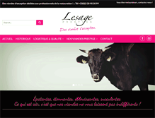 Tablet Screenshot of lesage-prestige.com